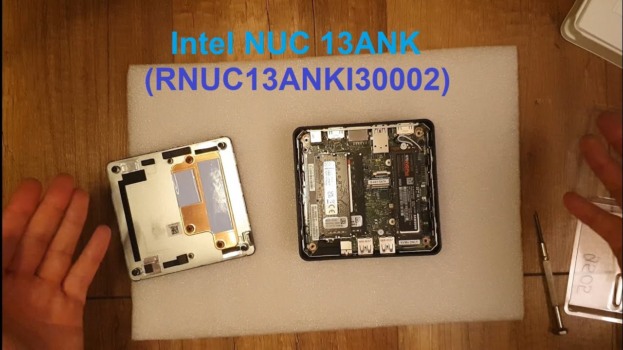 Распаковка и сборка неттоп Intel NUC 13ANK (RNUC13ANKI30002), с