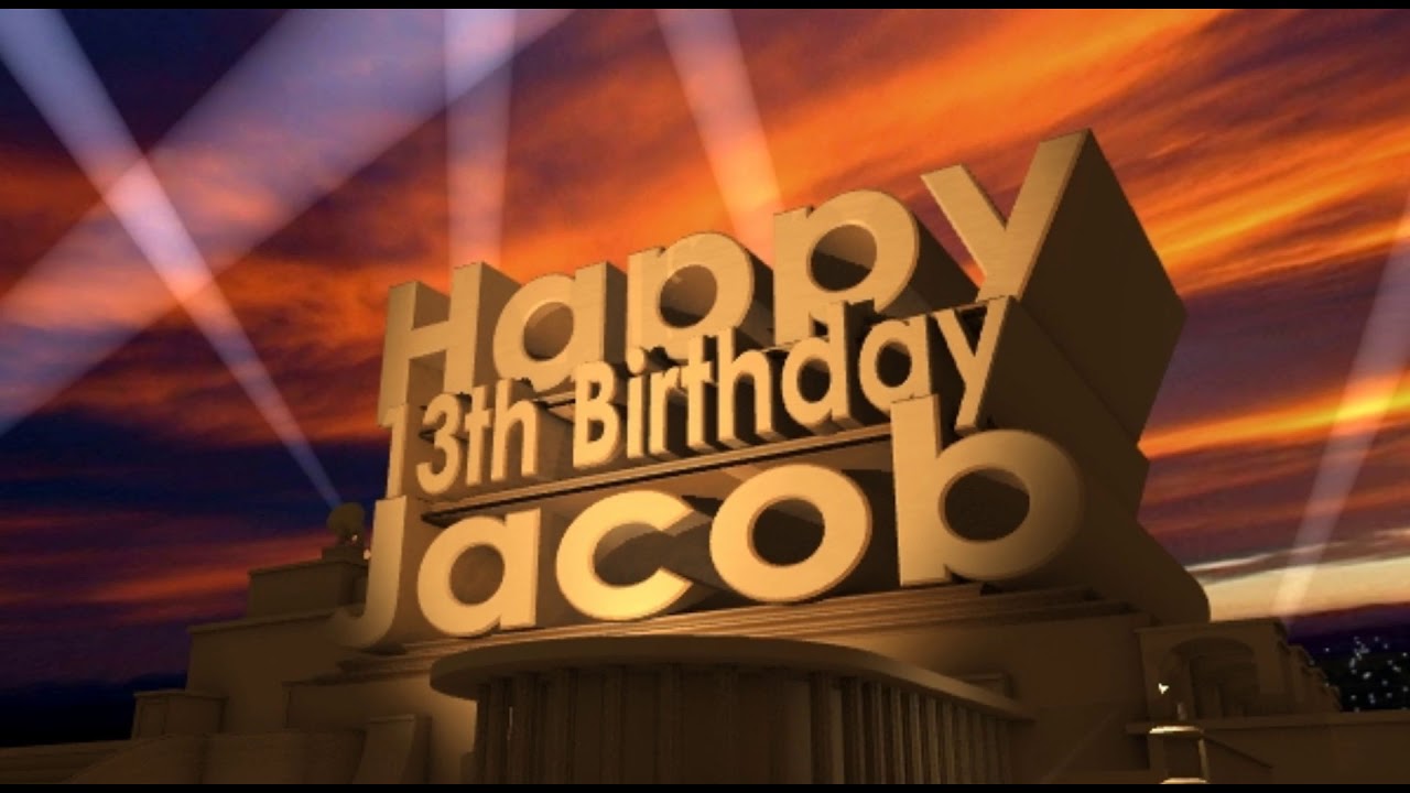 Happy 13th Birthday Jacob 