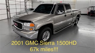 2001 GMC Sierra 1500HD—67k miles!!
