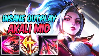 INSANE AKALI OUTPLAY - FULL AP GAMEPLAY | PRESTIGE COVEN AKALI | Build & Runes | League of Legends