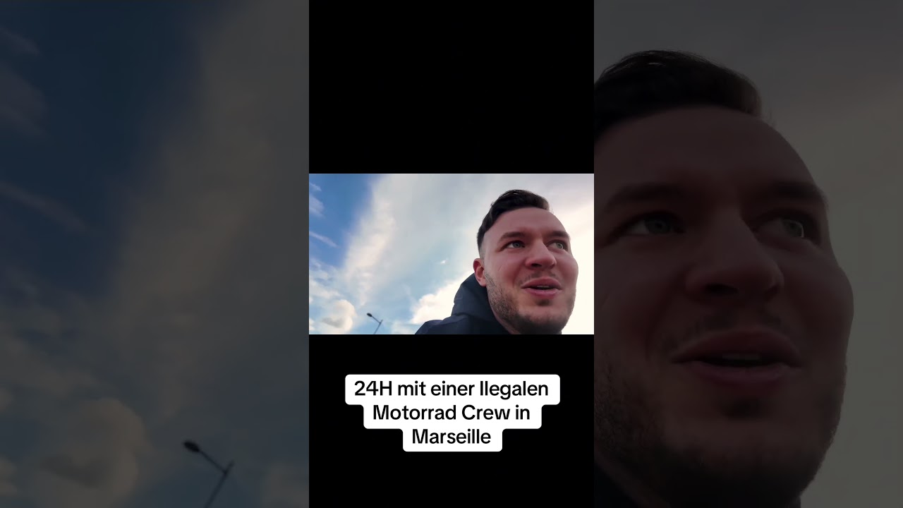 Verrückte Motorrad Crew legt mich fast um !!