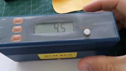 75 Degree HGM-BZ75 Paint Gloss Meter For Paper Testing