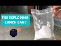The Exploding Lunch Bag | SANDWICH POP | Vinegar and Baking soda Experiment | Chemical Reaction