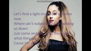 Ariana Grande - Focus LYRICS (Lyrics Video)