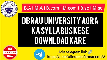 B.A I M.A I B.com I M.com I syllabus download kare description mai like hai