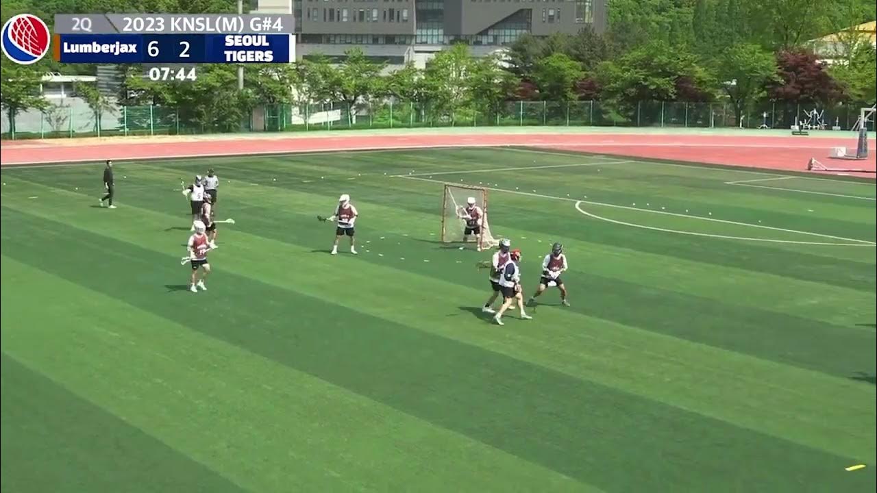 2023 KNSL 남자부 제 4경기 Lumberjax Lacrosse vs SEOUL TIGERS YouTube