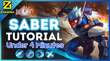 4-Minute Saber Tutorial in Roam || (MLBB S35) 2025