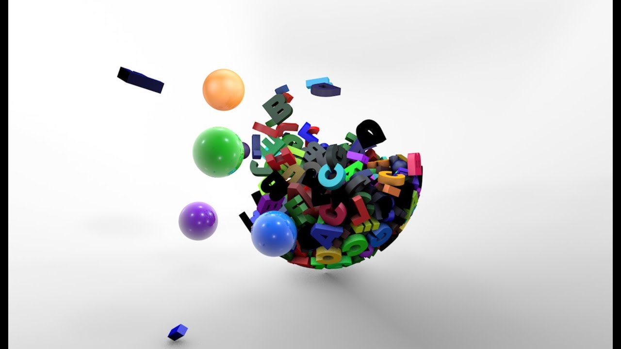 Vibrate 3D Text Animation using Cinema 4D Tutorial - YouTube