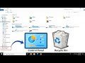 How to Show Recycle Bin & Control Panel In File Explorer On Windows 10