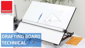 Isomars Drafting Board | Drawing Board | Table Model Technical Board With Parallel Motion