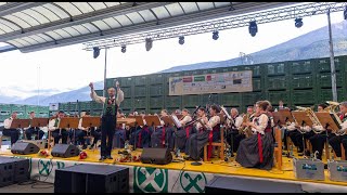 Konzert beim Jubiläumsfest in Kortsch am 03.06.23 // Musikkapelle Jenesien
