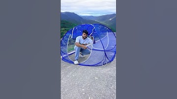 Easy Setup 4 Person Folding Mosquito Net unboxing