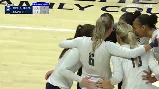 HIGHLIGHTS | Volleyball vs No  11 Creighton