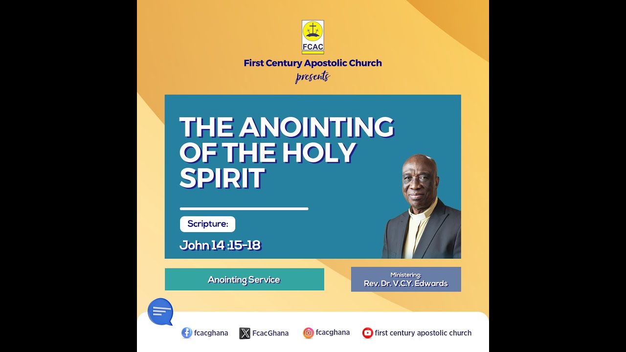 The Anointing of the Holy Spirit by Rev. Dr. V.C.Y. Edwards (1st Quarter Revival :25.01.2026) DAY 14
