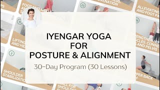 Introduction to 30 Days of Iyengar Yoga for Posture and Alignment by Kathy Cook