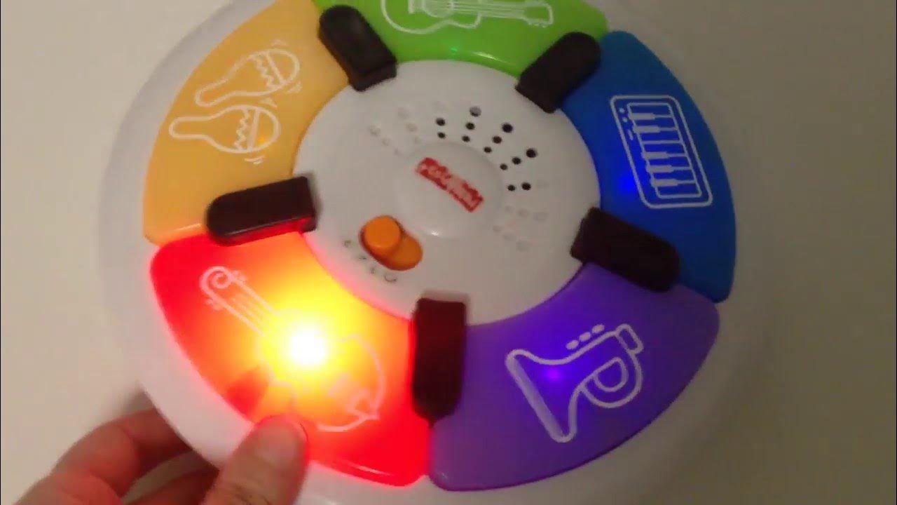 Fisher Price Toy Disco Piano with Lights and Sounds Music - YouTube
