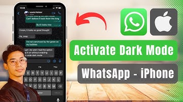 How to Activate Dark Mode on WhatsApp in iPhone !