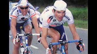 Paris-Tours 2001 - Jacky Durand & Richard Virenque alone in the lead, 10 km from the finish