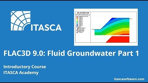 FLAC3D 9.0 Fluid-Groundwater Modeling Part 1 | Introduction to Pore Pressure and Flow