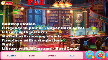 Manor Matters hidden objects Leves fail on Hall Day 2 HD - Part 3 | orange, notes, railway station