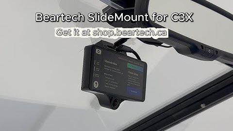 Beartech Slidemount quick mount for C3X and C3: Introduction and Quick Installation Guide.