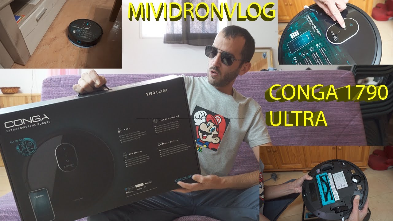 UNBOXING Y PUESTA EN MARCHA DE LA NUEVA CONGA 1790 ULTRA DE CECOTEC  #MIVIDRONVLOG 