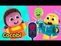 Don't Move! Red Light Green Light🔴🟢 Fun Songs for Kids | Cocobi