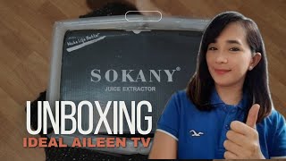 Unboxing Juice Extractor | SOKANY Juice Extractor #unboxing #unboxingvideo #idealaileentv