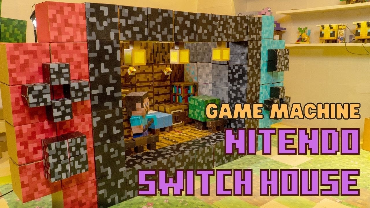 Minecraft Nitendo Switch House Tutorial | Game Machine - YouTube