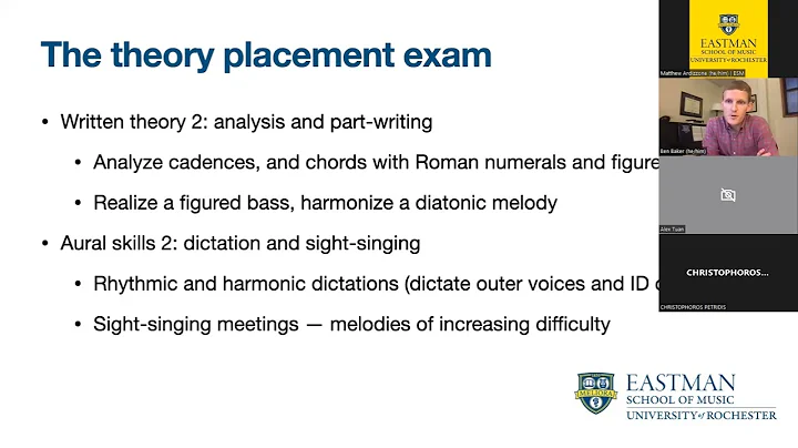 2022 Eastman Theory Webinar April 18