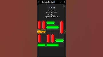 Hamster Kombat Key Puzzle (September 25, 2024) #hamsterkombat #hamsterkey #minigame #puzzle