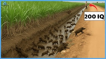 How Farmers Trap Millions of Wild Boars in Cornfields - You Won