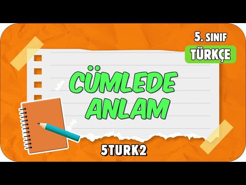 Cümlede Anlam 📙 tonguçCUP 1.Sezon - 5TURK2 #2024