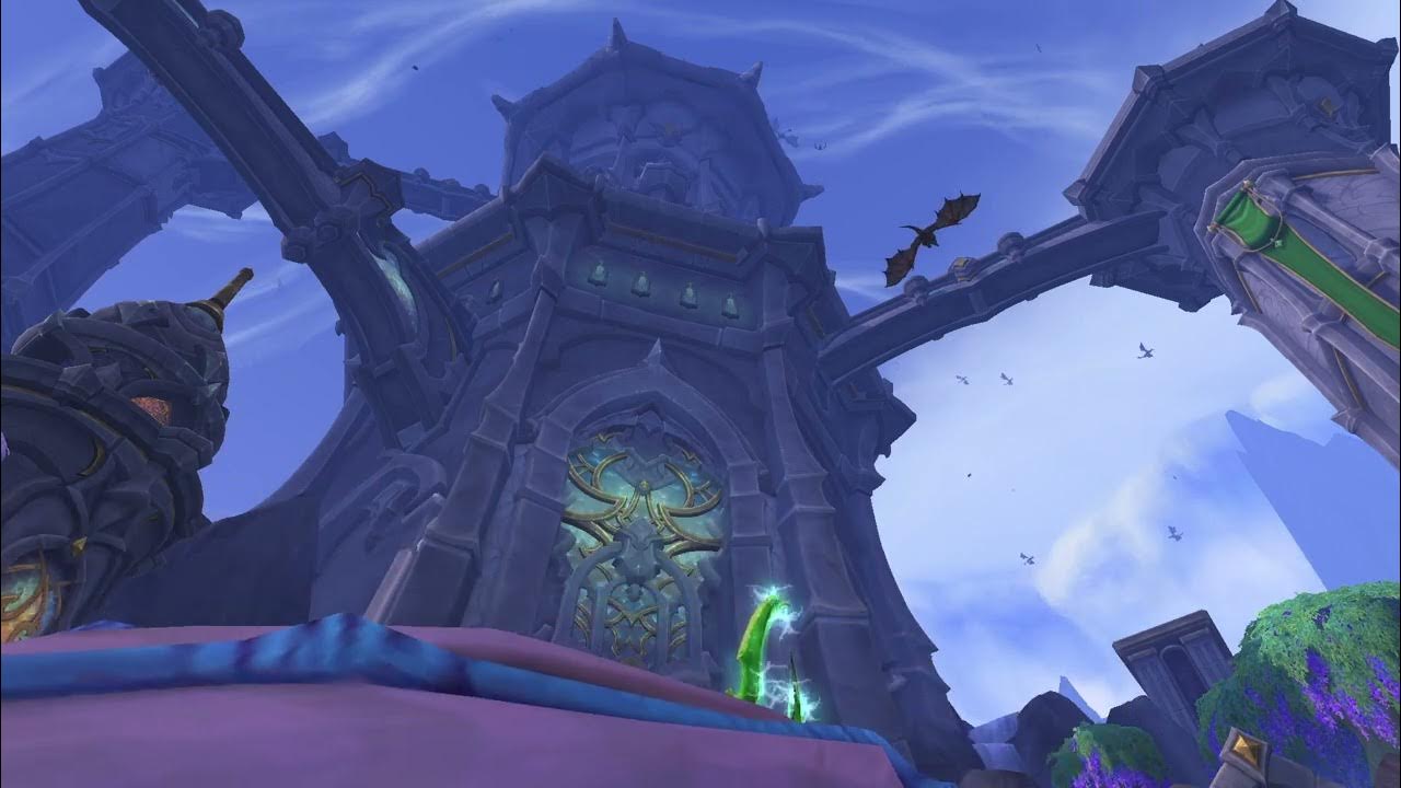 Walk about the Seat of the Aspects World of Warcraft Dragonflight Sights and Sounds YouTube