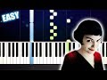 Yann Tiersen - La valse d'Amélie - EASY Piano Tutorial by PlutaX