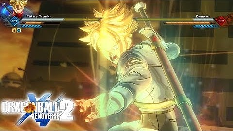 OFFICIAL Playable Rage Trunks Transformation GAMEPLAY vs Fused Zamasu! | Dragon Ball Xenoverse 2 PC