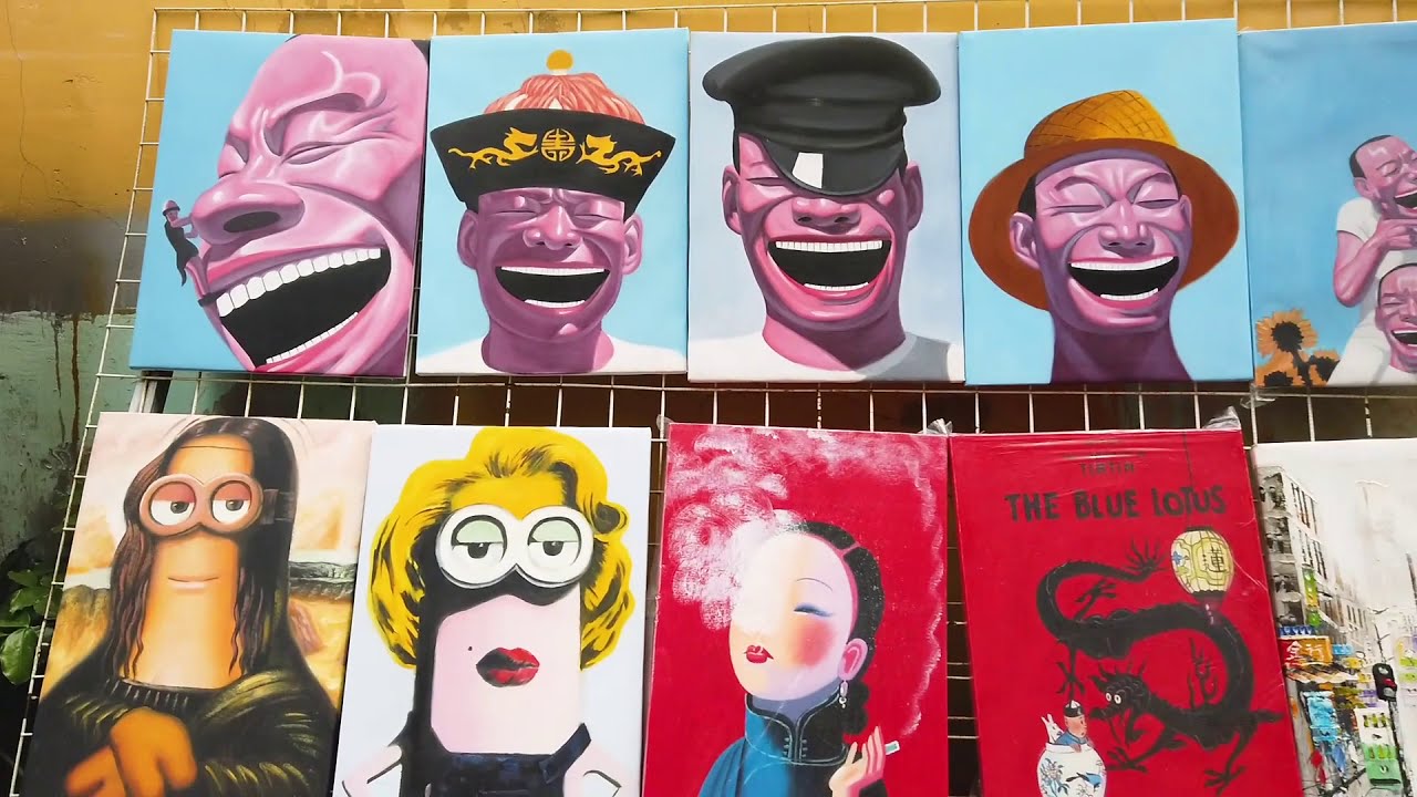 原创油画30元？大芬油画村-深圳十大特色文化街区之一，中国梵高China's