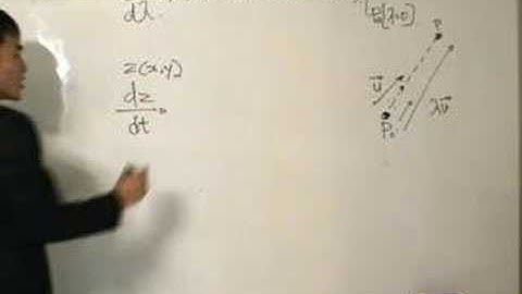 Vector Integral Calculus - Directional Derivative pt2