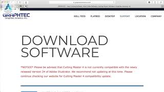 Academia Dimatur – Graphtec FC9000 Series - Downloading Software