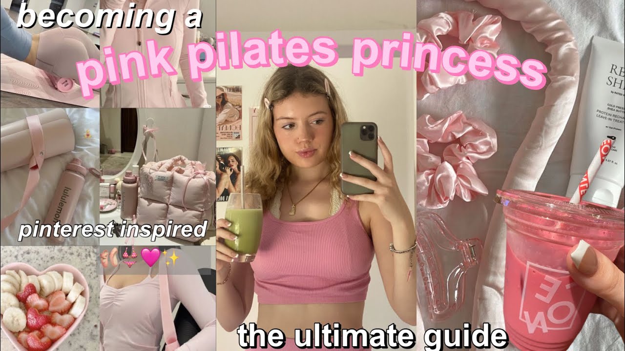 becoming a Pink Pilates Princess for a day🎀🩰🤍wellness, pilates