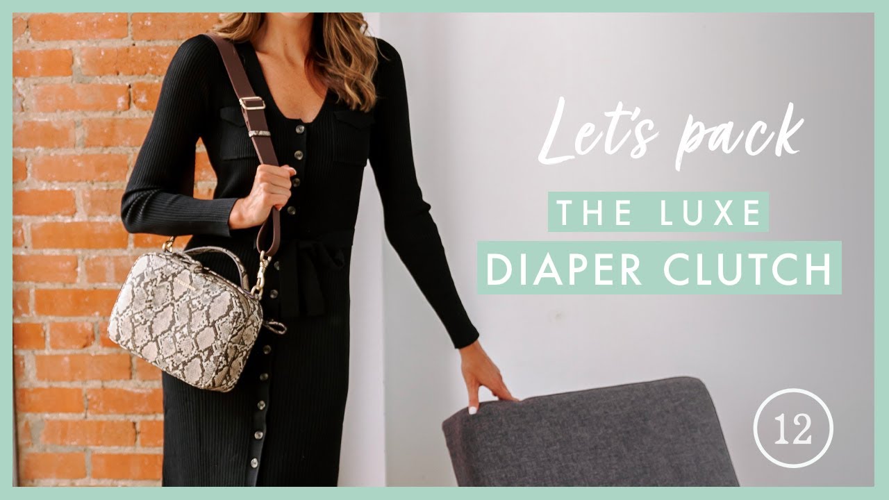 TWELVElittle Luxe Diaper Clutch in Leopard