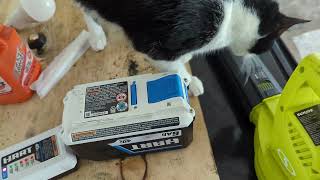 heart push mower battery 40 volt 6Ah charging issue
