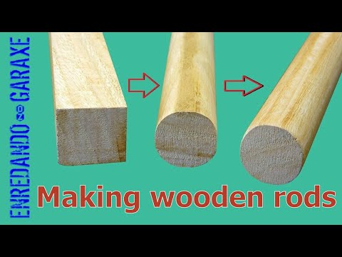 How to make wooden rods on the router table