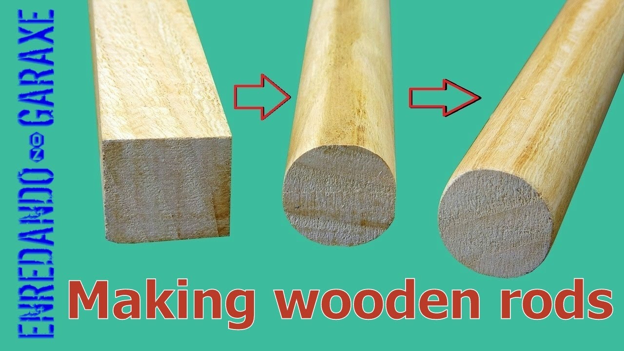 How to make wooden rods on the router table 