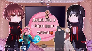 Akatsuke react to🌸Sakura Haruno🌸-🇺🇸-🇧🇷-/ʏᴏᴜsʀᴀ