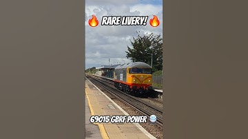 Diesel Power!!GBRf Class 69015 Diesel-Electric in Action UK Railfreight Power