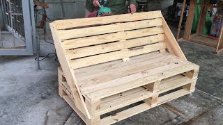 Magical Creations from Wooden Pallets  Pallet Sofa Set for Outdoor Space