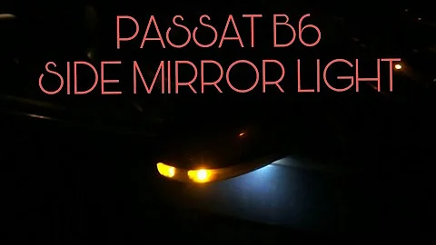 🚗 VW Passat B6  Side Mirror Lights Remove and Led replacement