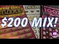$200 Mix ‼️ #california #lottery #scratchers #gambling #shortvideo 