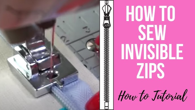 How to sew an invisible zipper (easy fancy) - Elizabeth Made This